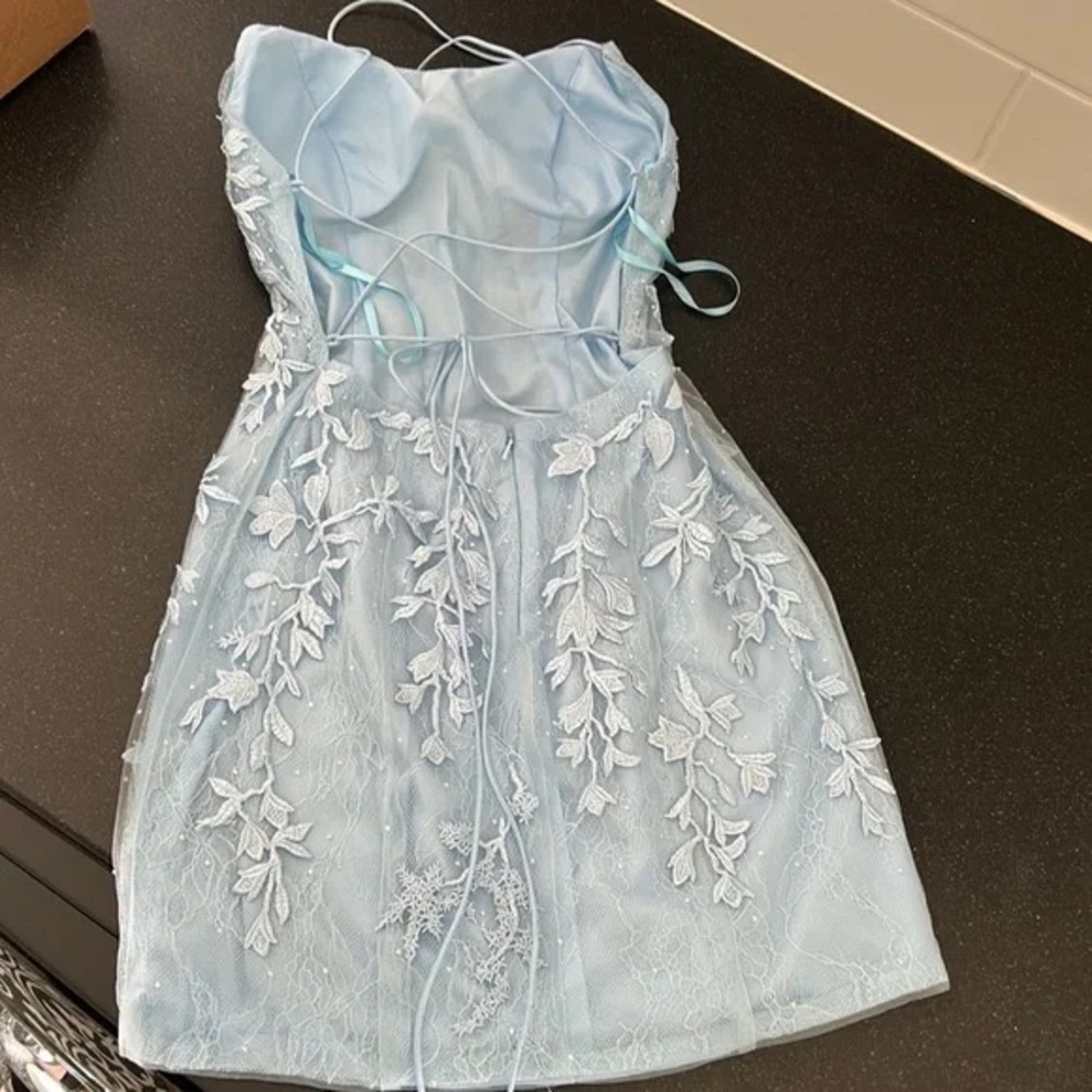 berlinnova light blue hoco dress